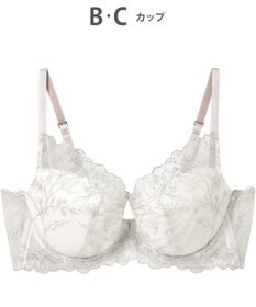 AMPHI ブラジャー ふっくらまる胸キープ 脇高設計 背中をスムージング Gカップまで対応 大きいサイズ 【Hold Day Bra ホールドデイブラ】 ブラ BYJ382 アンフィ／ワコール