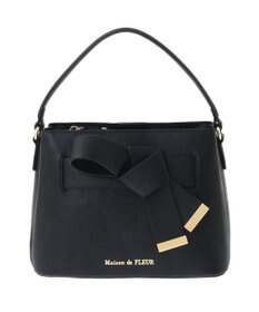 Maison de FLEUR フロントリボンバッグ
