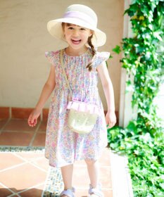 ANY KIDS 総柄 サマーワンピース