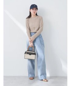 earth music&ecology タックルーズデニムパンツ