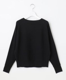 自由区 【洗える/セット可】レーヨンストレッチ ドルマンスリーブニット