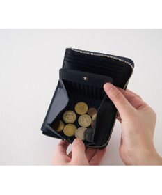 MIYABIYA La quoh with kirakaracho 南蛮七宝アルチザンレザー ミニL字ファスナー財布