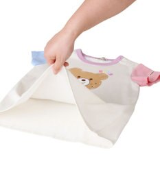 MIKI HOUSE HOT BISCUITS 【80-120cm】カラフルビーンズ フェイスプリント 半袖ワンピース