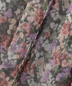 ANY KIDS 花柄 チュール フレア スカート