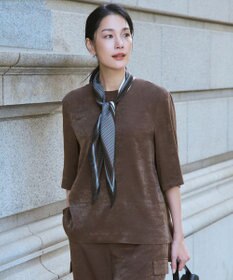 ICB ダイヤ型シルクスカーフ モノミックス