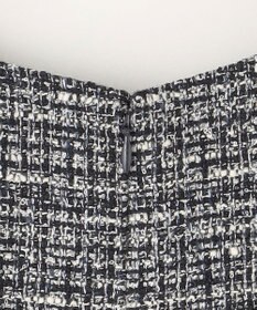 組曲 【KUMIKYOKU NAVY】ラメループモールツイード ワンピース