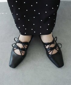 earth music&ecology Ｗリボンパンプス