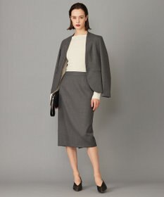 ICB 【洗える】エクストラファインメリノ  ボートネックプルオーバー