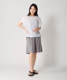 OP／FILA 【FILA】ドルマン袖フリルタンキニ4点セット水着