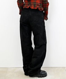 caqu 80's slim baggy バギーフィットワイドデニム