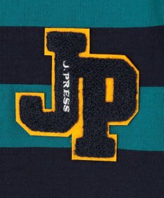 J.PRESS KIDS 【140-170cm】ボーダーJPサガラ刺繍 Ｔシャツ