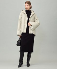 ICB 【WEB限定カラーあり・撥水加工】ADSダウン フーデットミドル丈コート