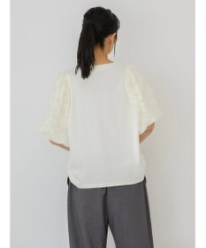 AMERICAN HOLIC ジャガードスリーブカットプルオーバー