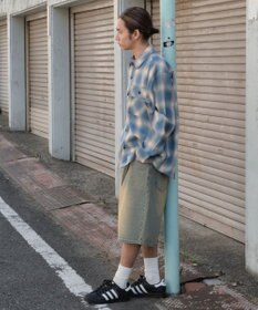 WEGO イージーバギーデニムショーツ