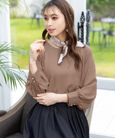 Tiaclasse 【洗える】ラグランパフスリーブブラウス