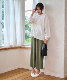 WEGO 【WEB限定/2025年秋冬新作/裾カットOK！自分サイズに調整可能/ウエストゴム/しわになりにくい/】カットプリーツパンツ