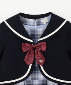 ANY KIDS ジャケット付き チェック ワンピース