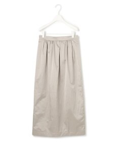 ICB L メタリックナイロンサテン コクーンスカート