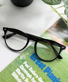 WEGO 【ユニセックス着用ITEM】セルフレームクリアレンズアイウェア