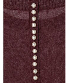 Green Parks ・ＥＬＥＮＣＡＲＥ　ＤＵＥバックパールシアー５分ニット