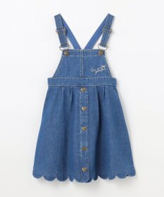 ANY KIDS デニムジャンパースカート