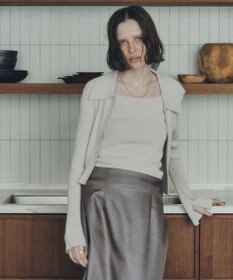 YECCA VECCA 【2点SET】キャミセット襟付きZIPカーディガン