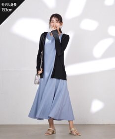 Tiaclasse 【洗える】裾フレアAラインワンピース