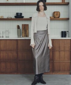 YECCA VECCA 【2点SET】キャミセット襟付きZIPカーディガン