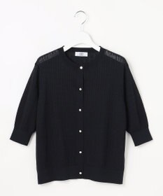 J.PRESS LADIES Vis/Peスパーク クルーネック カーディガン