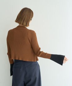 YECCA VECCA 【2点SET】キャミセット襟付きZIPカーディガン