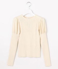 Feroux パフスリーブ ニット プルオーバー