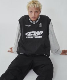 WEGO ナイロンVネックベスト