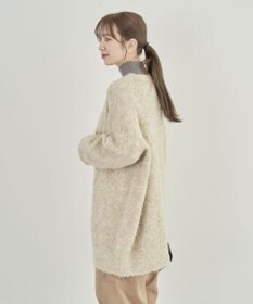 Green Parks ブークレーＶネックミディ丈カーディガン