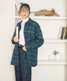 WEGO 【ユニセックス着用ITEM/SMLサイズ展開】チェックネルシャツ