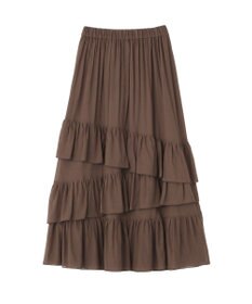YECCA VECCA アシメラッフルスカート