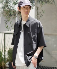 WEGO 【ユニセックス着用ITEM/MLサイズ展開/機能シャツ】リップストップシャツ（SS）
