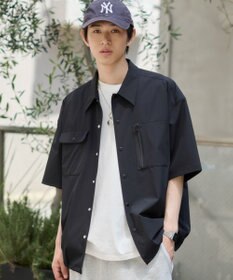 WEGO 【ユニセックス着用ITEM/MLサイズ展開/機能シャツ】リップストップシャツ（SS）