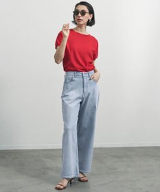 UNFILO L 【UNFILO DENIM/新色追加】撥水ストレッチ ルーズワイドデニム