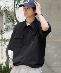 WEGO 【ユニセックス着用ITEM/MLサイズ展開/機能シャツ】リップストップシャツ（SS）