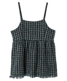Green Parks ・ＥＬＥＮＣＡＲＥ　ＤＵＥ　ツイードバックリボンキャミ