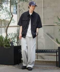 WEGO 【ユニセックス着用ITEM/MLサイズ展開/機能シャツ】リップストップシャツ（SS）