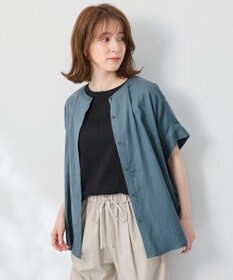ANY フレンチリネンシャツブラウス