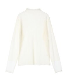 Green Parks AnriettMusee ラメ切替スリーブリブシアーニット