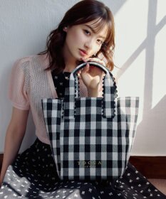 TOCCA WAVES HANDLE TOTE トートバッグ【星風まどかさん着用・WEB＆一部店舗限定】