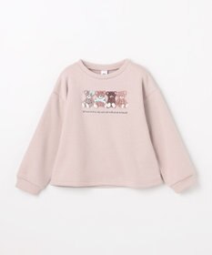 ANY KIDS なかよしサガラ刺繍 裏シャギー トレーナー