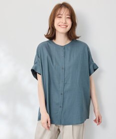 ANY フレンチリネンシャツブラウス