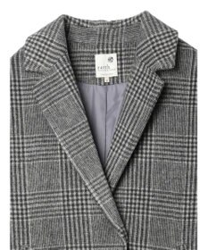 earth music&ecology チェスターコート（チェック）