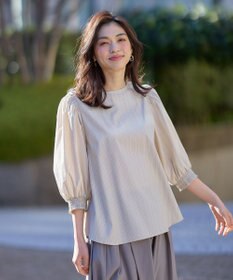 ANY 【UVカット/抗菌防臭/速乾/手洗い可】エニィファンクション ボリュームスリーブシャツ