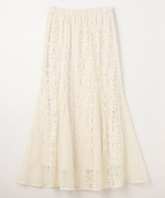 GRACE CONTINENTAL フレア刺繍スカート