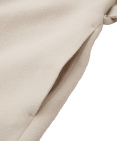 YECCA VECCA ウール混ステンカラーロングコート